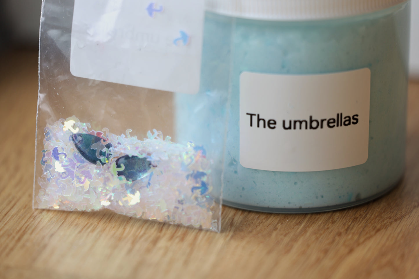 The umbrellas.