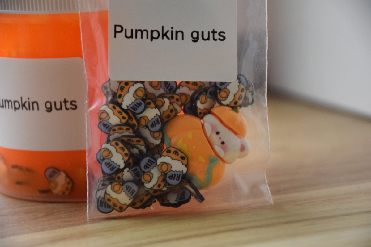Pumpkin guts