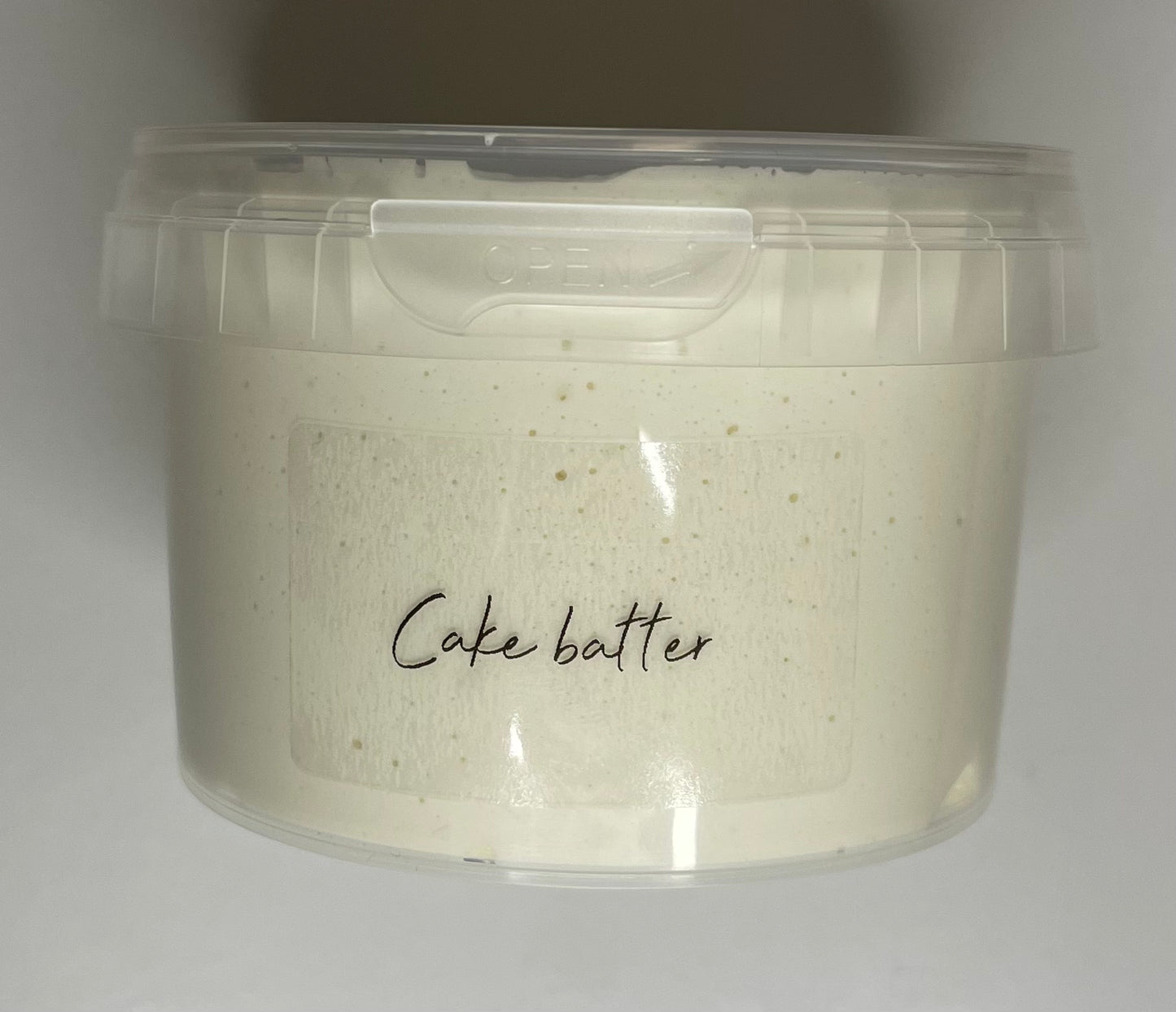 Cake batter